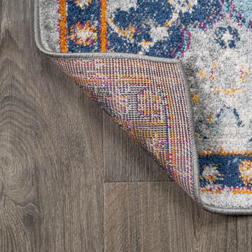 Kirman Bohemian Medallion  Area Rug
